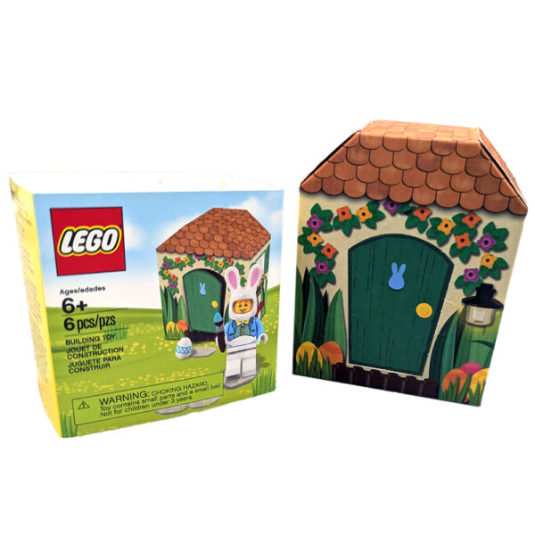 LEGO 5005249 Easter Bunny Hut (6 pieces) Iconic Easter Minifigure 2018 Brand New - Image 3