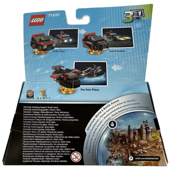 LEGO 71251 Dimensions The A-Team B.A. Baracus (Mr T) and Van Fun Pack (73 pieces) 2016 Brand New - Image 3