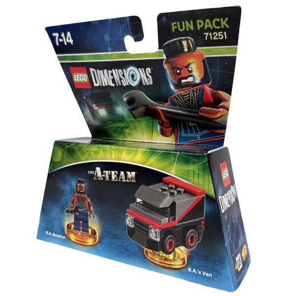 LEGO 71251 Dimensions The A-Team B.A. Baracus (Mr T) and Van Fun Pack (73 pieces) 2016 Brand New - Image 2