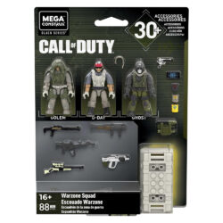 Call of Duty Warzone Squad (88 pieces) Mega Construx Black Series Micro Action Figure 3-Set Brand New in Blister Pack