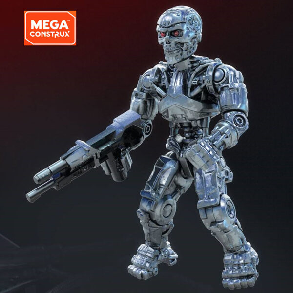 Terminator Genisys T-800 (16 pieces) Mega Construx Hereoes (Series 4) Micro Action Figure Brand New in Blister Pack - Image 3