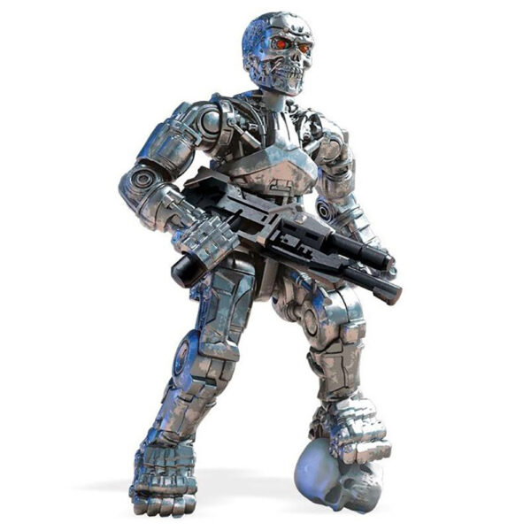 Terminator Genisys T-800 (16 pieces) Mega Construx Hereoes (Series 4) Micro Action Figure Brand New in Blister Pack - Image 2