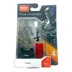 Terminator Genisys T-800 (16 pieces) Mega Construx Hereoes (Series 4) Micro Action Figure Brand New in Blister Pack
