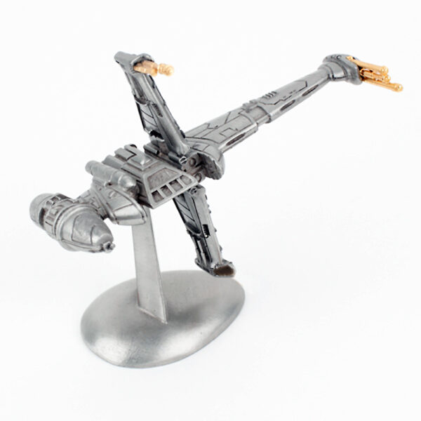 Star Wars B-Wing with Hinged Wings 8cm Rawcliffe Fine Pewter Figurine 1994 (ex-Display Stock)