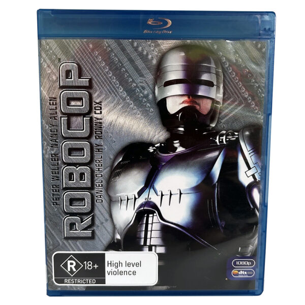 RoboCop (starring Peter Weller) Blu-Ray 5:1 DTS HD Edition (Brand New) Rated R