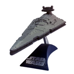 Star Wars Micro Machines Imperial Star Destroyer Diecast Metal with Display Stand 1996 Galoob (ex-Display Stock)
