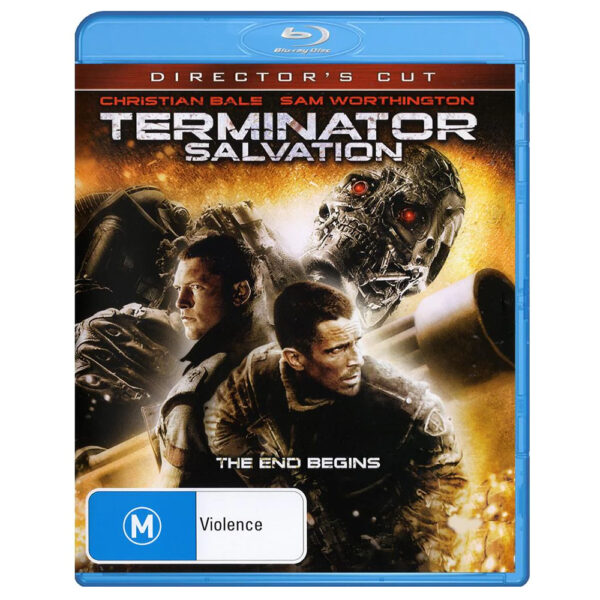 Terminator Salvation: Director’s Cut (starring Christian Bale) Blu-Ray Disc 5:1 DTS HD Edition (ex-Display Stock) Rated M
