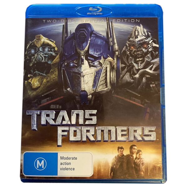 Transformers Two-Disc Special Edition Blu-Ray 5:1 DTS HD (ex-Display Stock) Rated M - Image 2