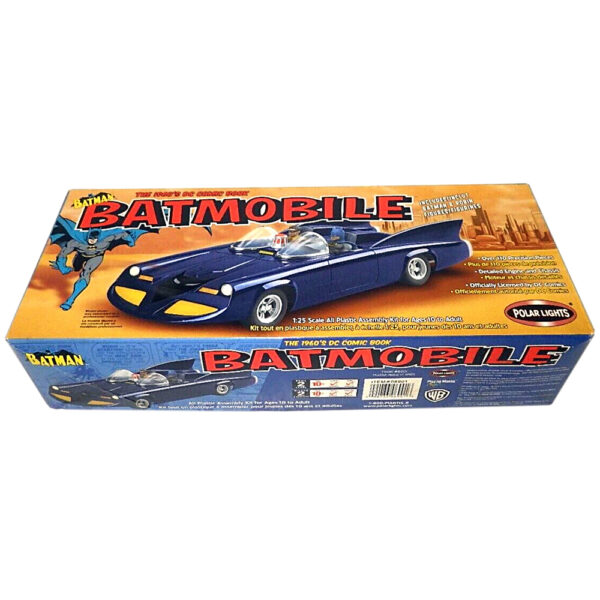 Batman The 1960s DC Comic Book Batmobile 1:25 Scale Polar Lights Plastic Model Kit (New in Wrapper) Skill Level 2 - Image 3