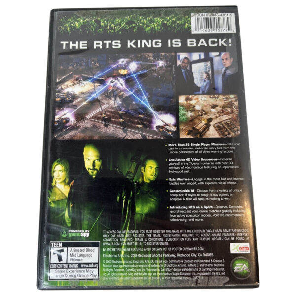 Command & Conquer Tiberium Wars Apple MAC (Intel) DVD with Map and Manual 2007 Electronic Arts - Image 4