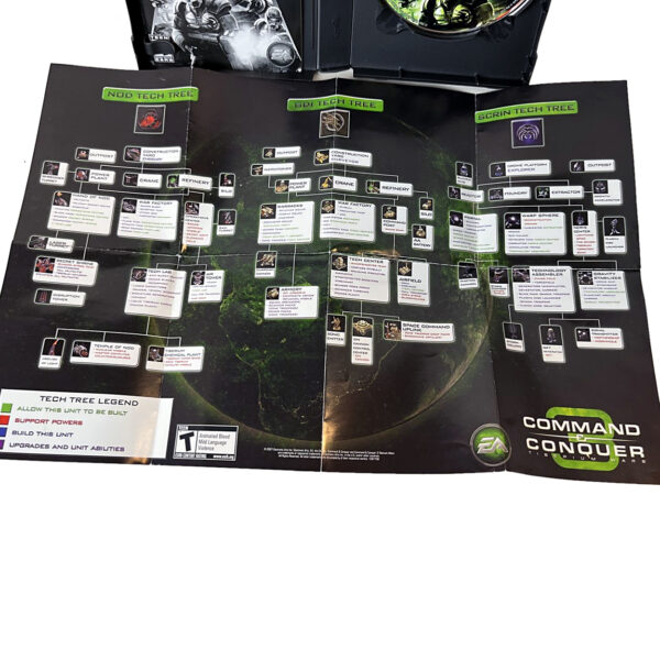 Command & Conquer Tiberium Wars Apple MAC (Intel) DVD with Map and Manual 2007 Electronic Arts - Image 3