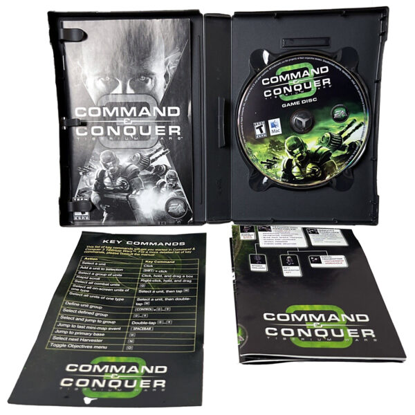 Command & Conquer Tiberium Wars Apple MAC (Intel) DVD with Map and Manual 2007 Electronic Arts - Image 2