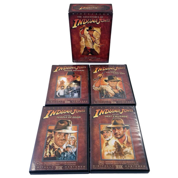 The Adventures of Indiana Jones: The Complete DVD Movie Collection THX Widescreen Edition (Brand New in Wrapper) Rated M - Image 8