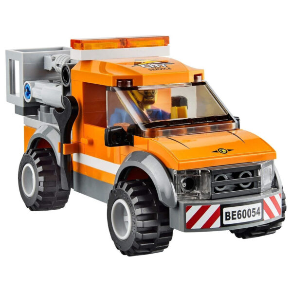 LEGO City 60054 Light Repair Truck Great Vehicles (95 pieces) 2014 ex-Display Stock (Loose with Instructions) Rare - Image 4