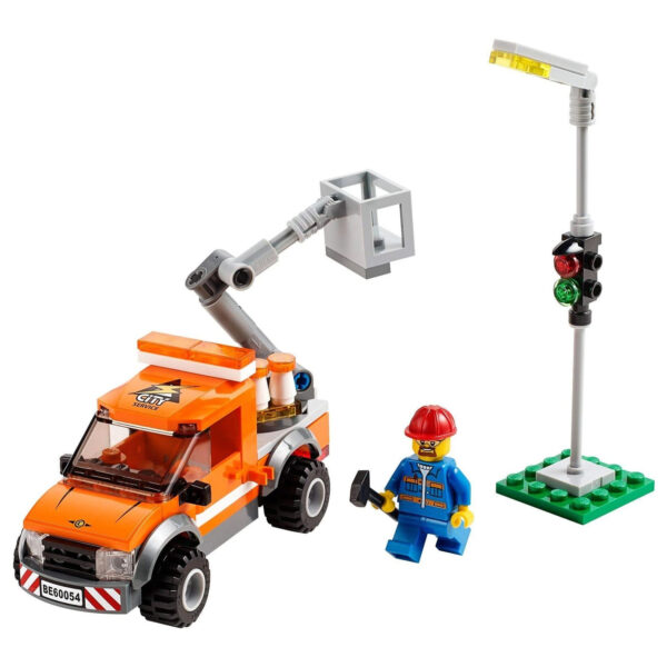 LEGO City 60054 Light Repair Truck Great Vehicles (95 pieces) 2014 ex-Display Stock (Loose with Instructions) Rare