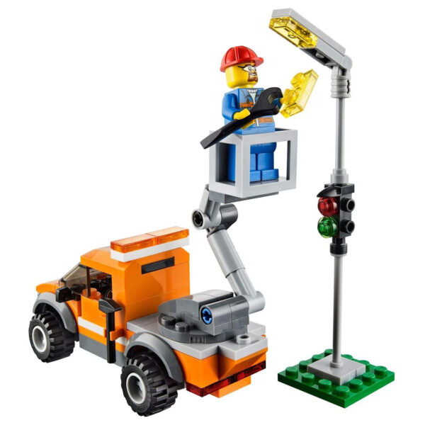 LEGO City 60054 Light Repair Truck Great Vehicles (95 pieces) 2014 ex-Display Stock (Loose with Instructions) Rare - Image 2