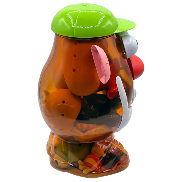 Mr. Potato Head 13" (33cm) Super Spud Large Container with 50+ Random Pieces Hasbro Playskool 2002 (ex-Display Stock) - Image 2