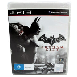 PS3 Batman Arkham City PlayStation 3 Blu-ray Disc and Manual DC Rocksteady 2011