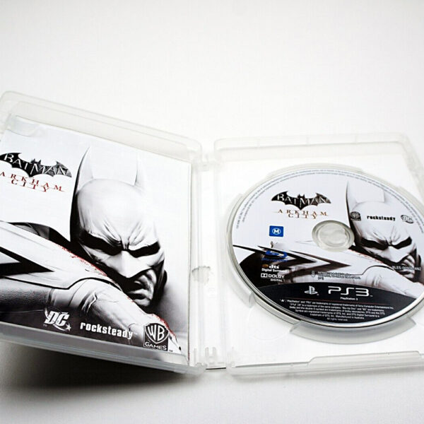 PS3 Batman Arkham City PlayStation 3 Blu-ray Disc and Manual DC Rocksteady 2011 - Image 3