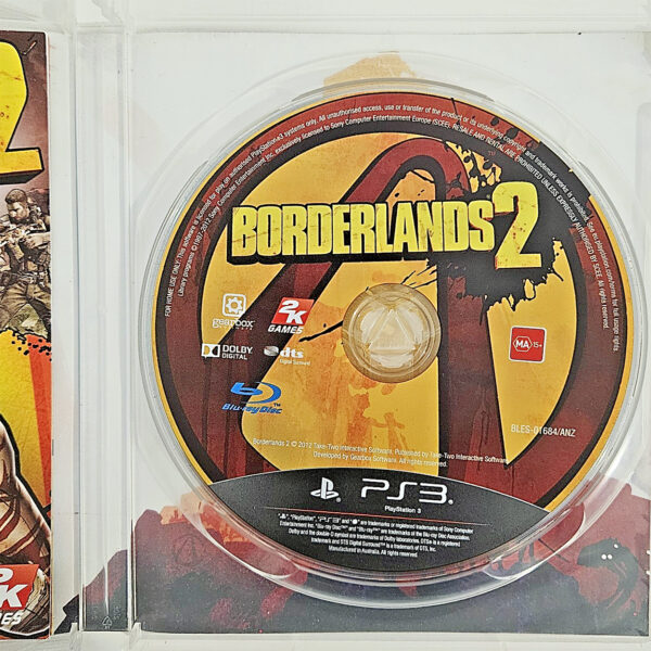 PS3 Borderlands 2 PlayStation 3 Blu-ray Disc with Manual 2K Games 2012 - Image 2