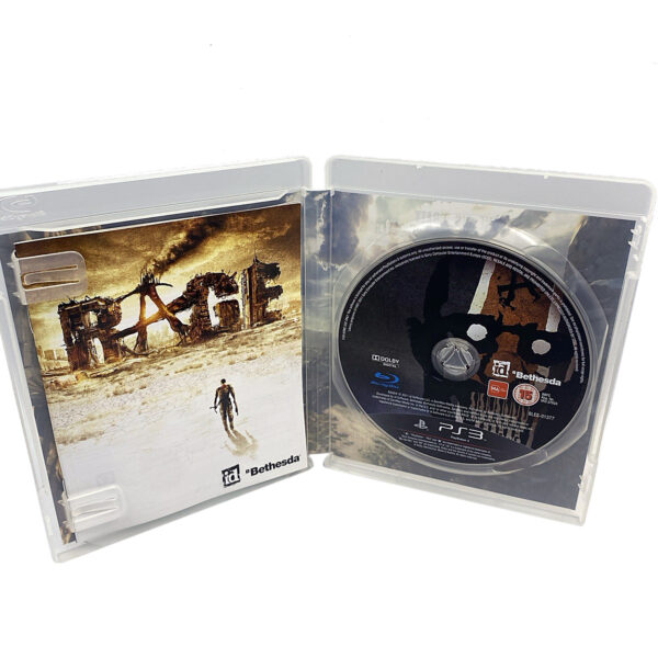 PS3 RAGE PlayStation 3 Blu-ray Disc and Manual id Software Bethesda 2011 - Image 3