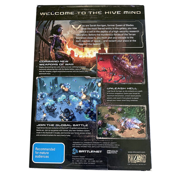 StarCraft 2: Heart of the Storm (Expansion Set) PC Windows and Apple MAC (Intel) DVD with Manual (in Collector Box) 2013 Blizzard - Image 3