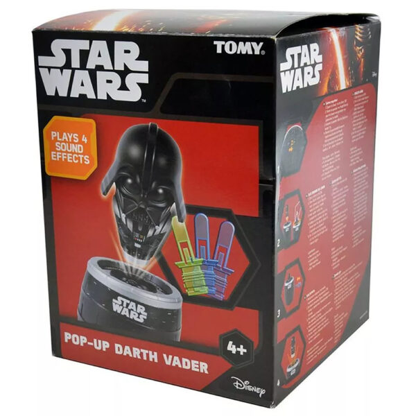 Star Wars Darth Vader Pop-Up Game Plays 4 Sound Effects 2019 Tomy (ex-Display Stock)