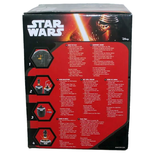 Star Wars Darth Vader Pop-Up Game Plays 4 Sound Effects 2019 Tomy (ex-Display Stock) - Image 2
