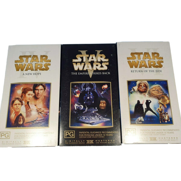 Star Wars Trilogy Box Set VHS PAL Video THX Digitally Mastered 2000 (ex-Display Stock) Rated PG - Image 3