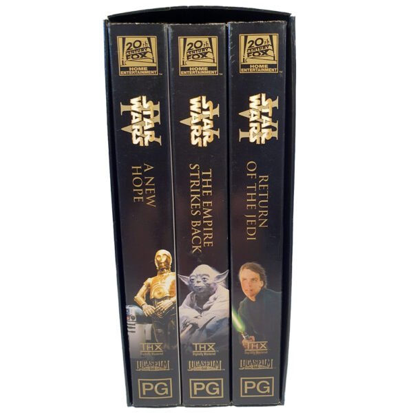 Star Wars Trilogy Box Set VHS PAL Video THX Digitally Mastered 2000 (ex-Display Stock) Rated PG - Image 2