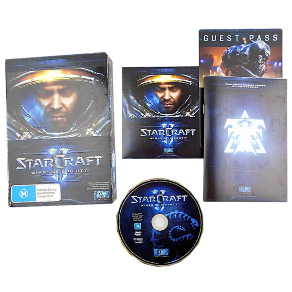 StarCraft 2: Wings of Liberty PC Windows and Apple MAC (Intel) DVD with Manual (in Collector Box) 2010 Blizzard - Image 2