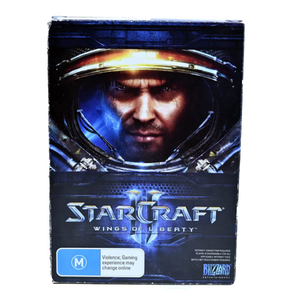 StarCraft 2: Wings of Liberty PC Windows and Apple MAC (Intel) DVD with Manual (in Collector Box) 2010 Blizzard