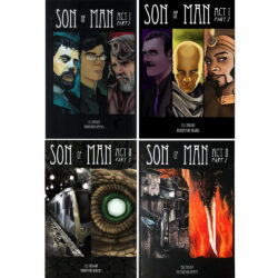 Son of Man by Eli Abidin and Benjamin Davies (Four Book Graphic Novel Set) 2014 Technically Sound (Rare)