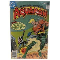Aquaman Volume 1 #58 ('Through a Past Darkly!' and 'Return to Disaster') DC Comics November 1977 (Fine)