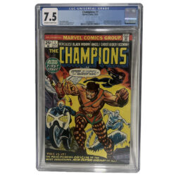 The Champions #1 (Action Packed First Issue!) Marvel Comics October 1975 (CGC Graded 7.5)