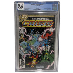 Crisis On Infinite Earths #1 (CGC Graded 9.6) DC Comics April 1985 (First Issue Spectacular!) Direct Edition