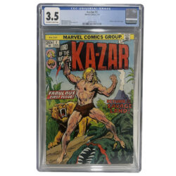 Ka-Zar #1 Lord Of The Hidden Jungle (Fabulous First Issue!) Marvel Comics January 1974 (CGC Graded 3.5)