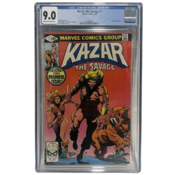 Ka-Zar The Savage #1 (Collector's Item Premiere Issue!) Marvel Comics April 1981 (CGC Graded 9.0)