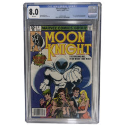 Moon Knight #1 (Premiere Issue!) Marvel Comics November 1980 (CGC Graded 8.0)