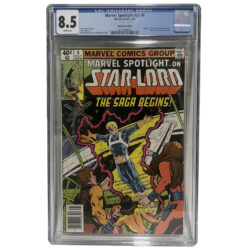 Marvel Spotlight #6 Star-Lord (The Saga Begins!) Marvel Comics May 1980 (CGC Graded 8.5) Newsstand Edition