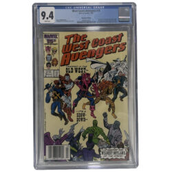 The West Coast Avengers #18 (The Return of Iron Mask!) Marvel Comics March 1987 (CGC Graded 9.4) Newsstand Edition
