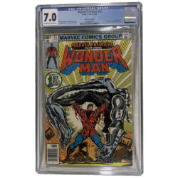 Marvel Premiere #55 Featuring Wonder Man (Wondy's 1st Solo Saga!) Marvel Comics August 1980 (CGC Graded 7.0) Newsstand Edition