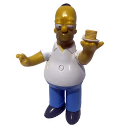 The Simpsons Homer Simpson with Plate of Cheese 6-inch Talking Action Figure (ex-Display Stock) 2014 Headstart International