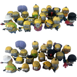 Despicable Me 2 Minions 2.5-inch (6.3cm) Posable Action Figures Illumination Entertainment (ex-Display Stock) 2013-2014 Thinkway Toys