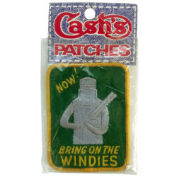Cash’s Patches 'Now! Bring On The Windies' Ned Kelly Australian Cricket Embroidered Patch (New Old Stock)