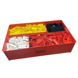 LEGO Genuine 1970s Storage Carry Tray with 1kg Original Vintage Mixed LEGO (700 Pieces)
