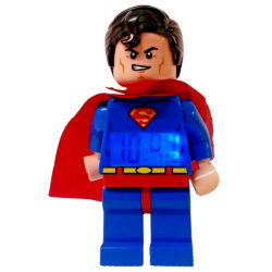 LEGO Superman (Clark Kent) 9-inch DC Comics Light-Up Digital Alarm Clock (ex-Display Stock) 2013 ClicTime
