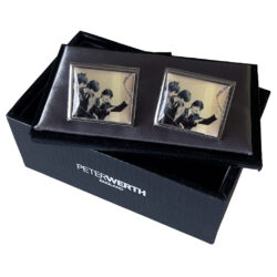 Peter Werth 'Beatles 1963 Melbourne Tour' Limited Edition Silver-Tone Cufflinks (New in Case)
